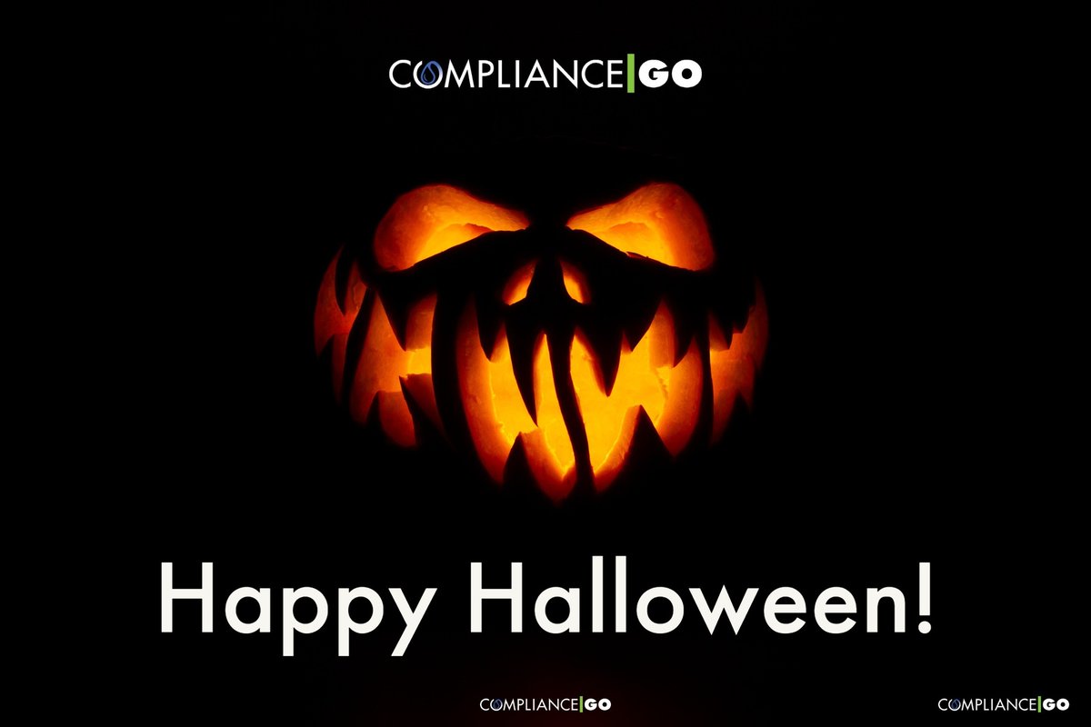 compliance_go's tweet image. Happy Halloween from ComplianceGO! Don’t forget, our promo code ends tonight at midnight!