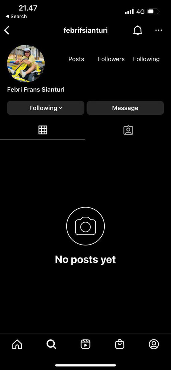 IG tiba - tiba ke Suspend, minta tolong temen liatin udah jadi begini ☹️😔