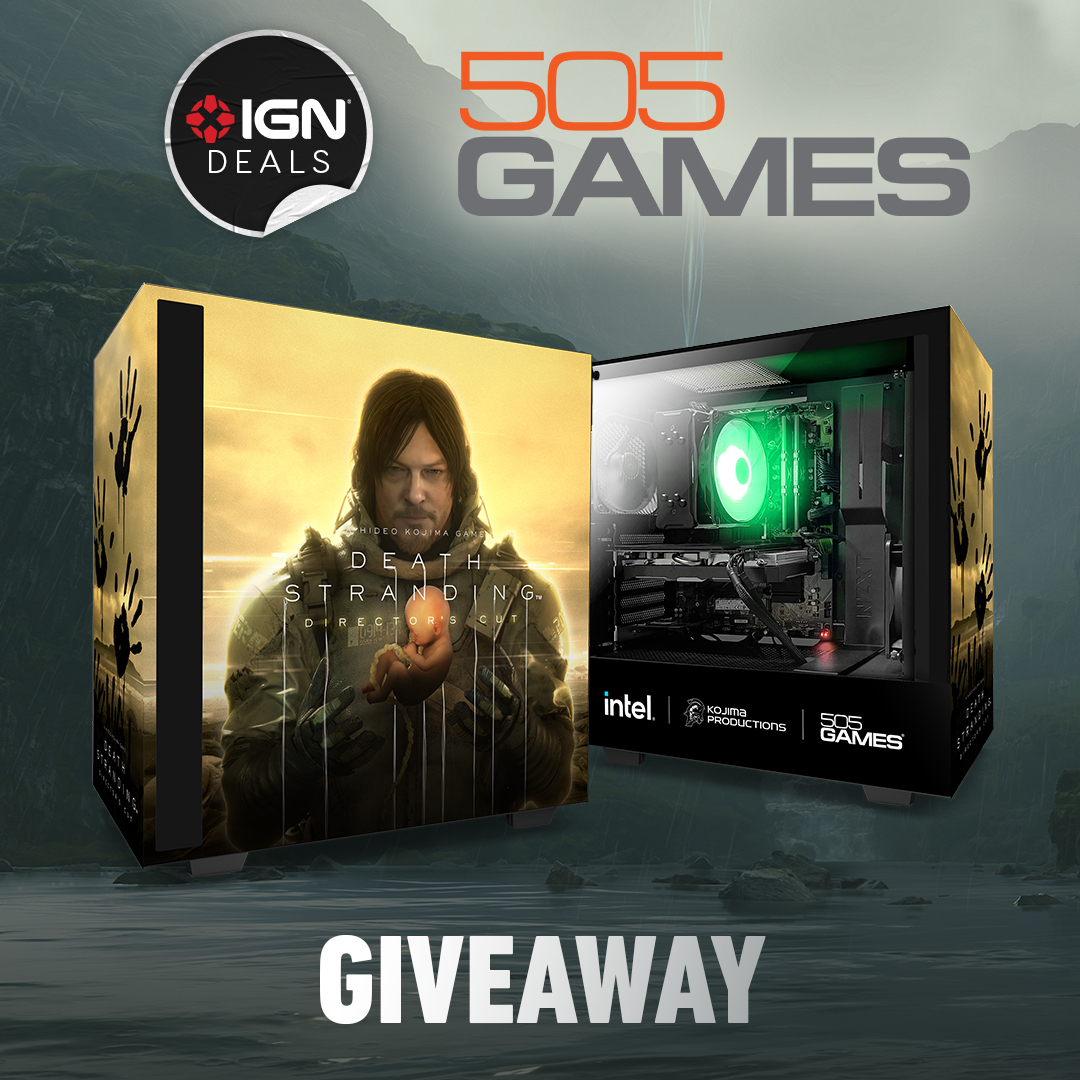 IGN Deals on X: 🚨 GIVEAWAY 🚨 Enter to win a custom Death Stranding  Director's Cut gaming PC 🔥 how to enter: ✓ must be following @igndeals and  @505_Games ✓ retweet this