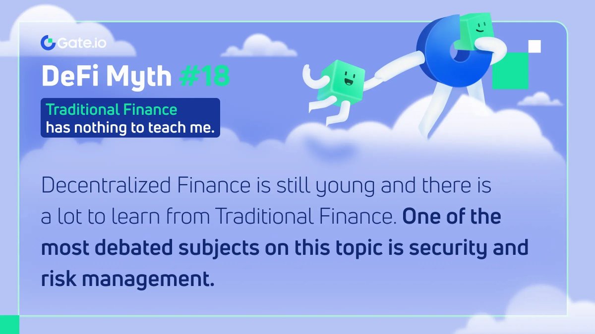 GateLayer's tweet photo. 👉 #DeFi has nothing to learn from #TradFi 👔

#DeFiMythBuster #DecentralizedFinance 🖖 https://t.co/rpQhR6cFWr