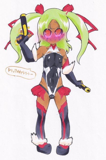 #うちの子
ハロウィン遅刻トルソン。
仮装のひとつとしてポピュラーなお題、それはコスプレ!
老若男女問わず大人気の作品の人気キャラのコスプレをしてもらったよ!

・・・なんでハロウィン本番に来なかったの? 