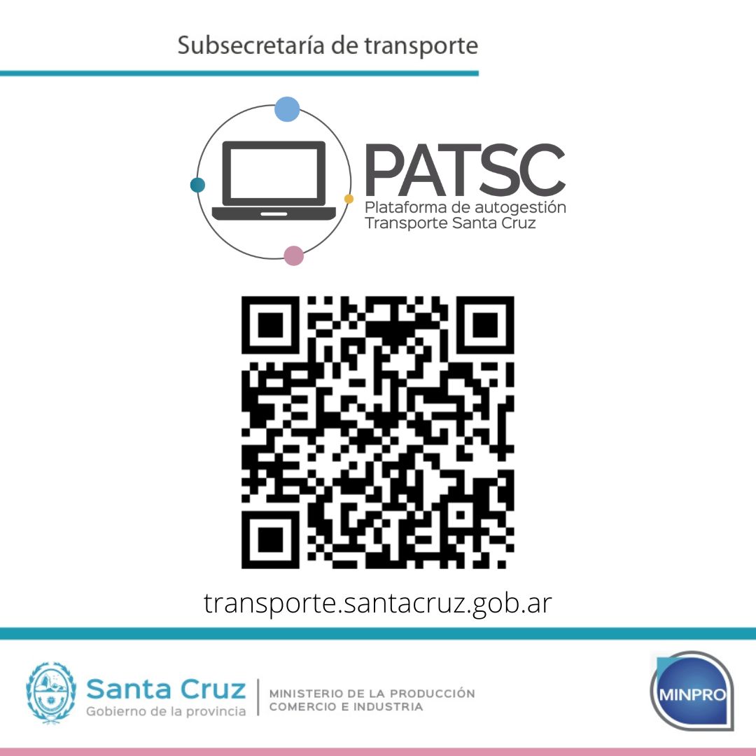 MinProSantaCruz's tweet photo. Escaneando el código QR entras directo a la Plataforma de Autogestión (PATSC) 🔍
✅ Realiza todos tus trámites de habilitaciones online
@_SantaCruzAr
@silcorrgl
@RolyDAvena
#SantaCruz #MinPro #Transporte https://t.co/9sqmglcPyY