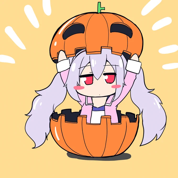 はっぴーはろうぃ・・・おやすみ #ラフィーちゃん 