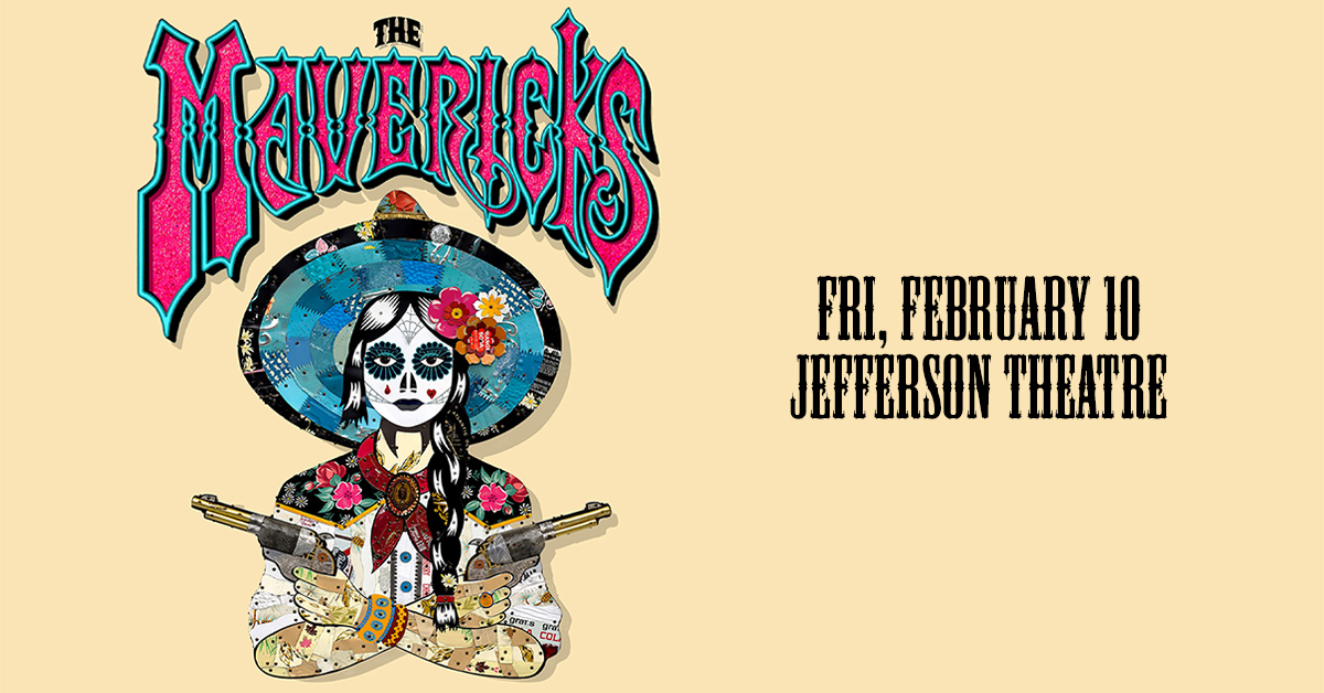 beaumontevents's tweet photo. Just Announced! 📣 GRAMMY, ACM and CMA winning band, @MavericksMusic make their debut at the historic Jefferson Theatre in Downtown Beaumont on Friday, February 10 at 8:00pm.

Pre-sale begins on Thursday, November 3 at 10:00am using code: BEAUMONT22 on https://t.co/mfnr3WW8Pw. https://t.co/r9zJ9rt8UE