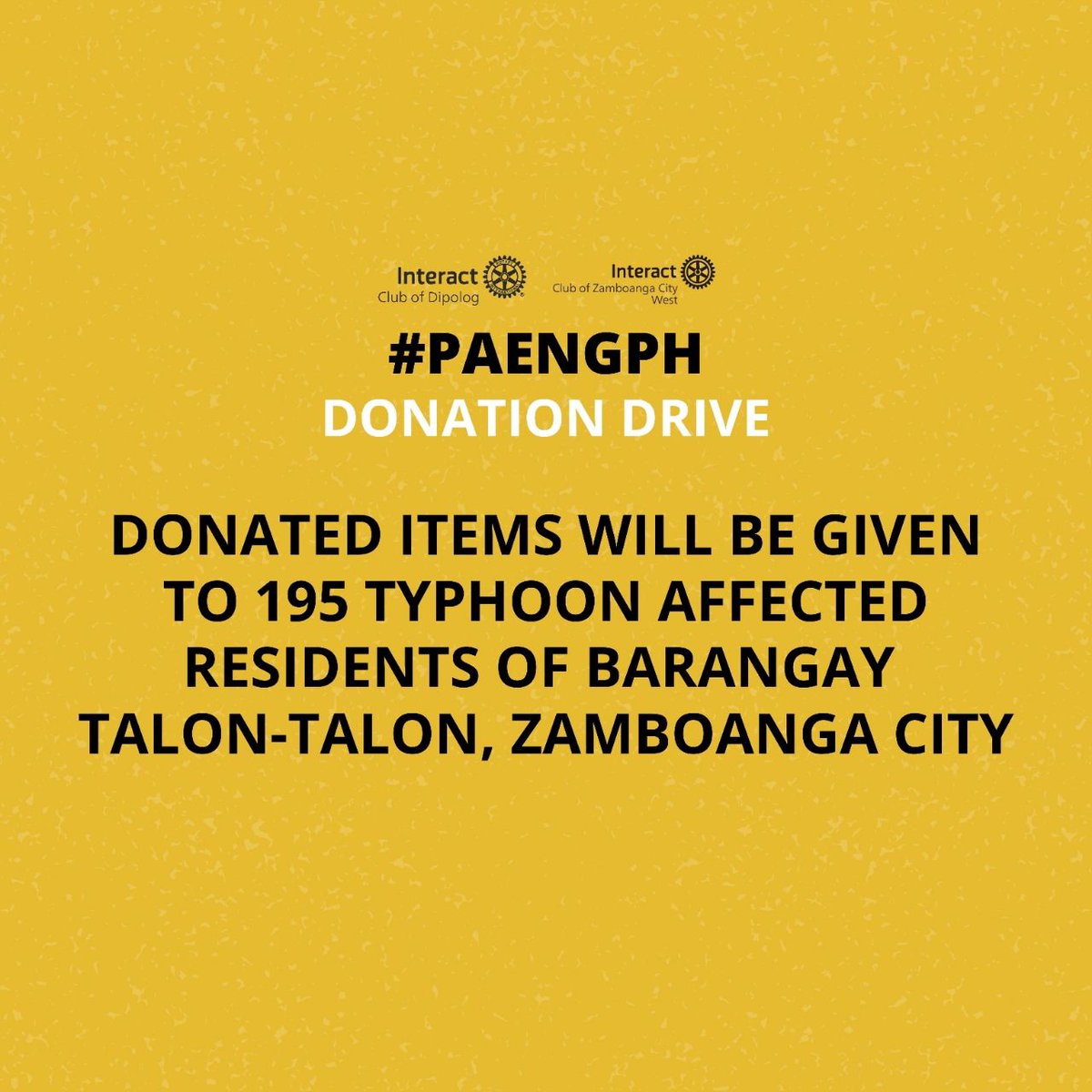 IACDipolog's tweet photo. 𝗣𝗥𝗢𝗝𝗘𝗖𝗧 𝗕𝗘𝗡𝗘𝗙𝗘𝗖𝗜𝗔𝗥𝗬 𝗨𝗣𝗗𝗔𝗧𝗘!

Donated items will be given to 𝟭𝟵𝟱 𝘁𝘆𝗽𝗵𝗼𝗼𝗻 𝗮𝗳𝗳𝗲𝗰𝘁𝗲𝗱 𝗿𝗲𝘀𝗶𝗱𝗲𝗻𝘁𝘀 of 𝗕𝗮𝗿𝗮𝗻𝗴𝗮𝘆 𝗧𝗮𝗹𝗼𝗻-𝗧𝗮𝗹𝗼𝗻, 𝗭𝗮𝗺𝗯𝗼𝗮𝗻𝗴𝗮 𝗖𝗶𝘁𝘆. https://t.co/VZpZ7wtVuq