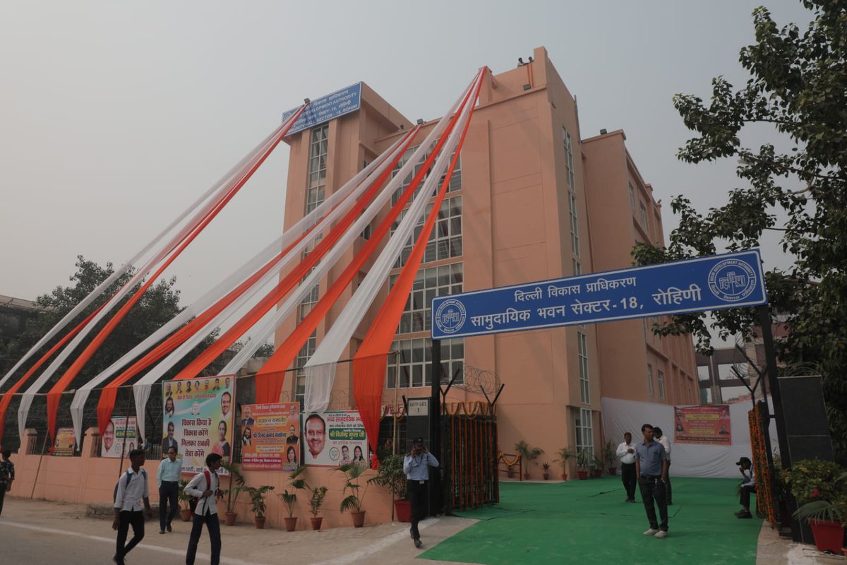 LtGovDelhi's tweet image. Inaugurated two Community Halls built by @official_dda at Sectors 18&amp;amp;19, Rohini and named them after Sardar Patel, as a tribute on his Jayanti. Appeal to the people to use these facilities for social, cultural, religious and wedding functions.
#unityday2022