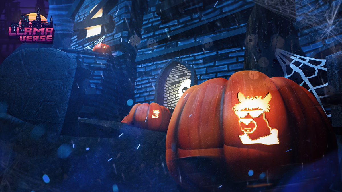 Llamaverse_'s tweet photo. 'twas a dark and stormy night in the outskirts of New Llama City. Only the bravest of the Llamas dare go near the Old Hellequinnn Estate.

It's been said that horrific experiments took place here long before the expansion of the city.

A ghastly whisper rolls past... "gm" https://t.co/WZyS3sOa9U