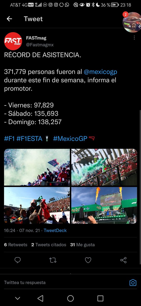 boutiqueracing's tweet photo. Esto ha hecho la "Checomania" en lo que va de dos años con Red Bull
La asistencia de la afición al #MexicoGP en este 2022 llegó a casi los 400k asistentes durante los 3 días del fin de semana.
#F1
#Checomania
#AHR
#BoutiqueRacing https://t.co/AABRrmOZbT