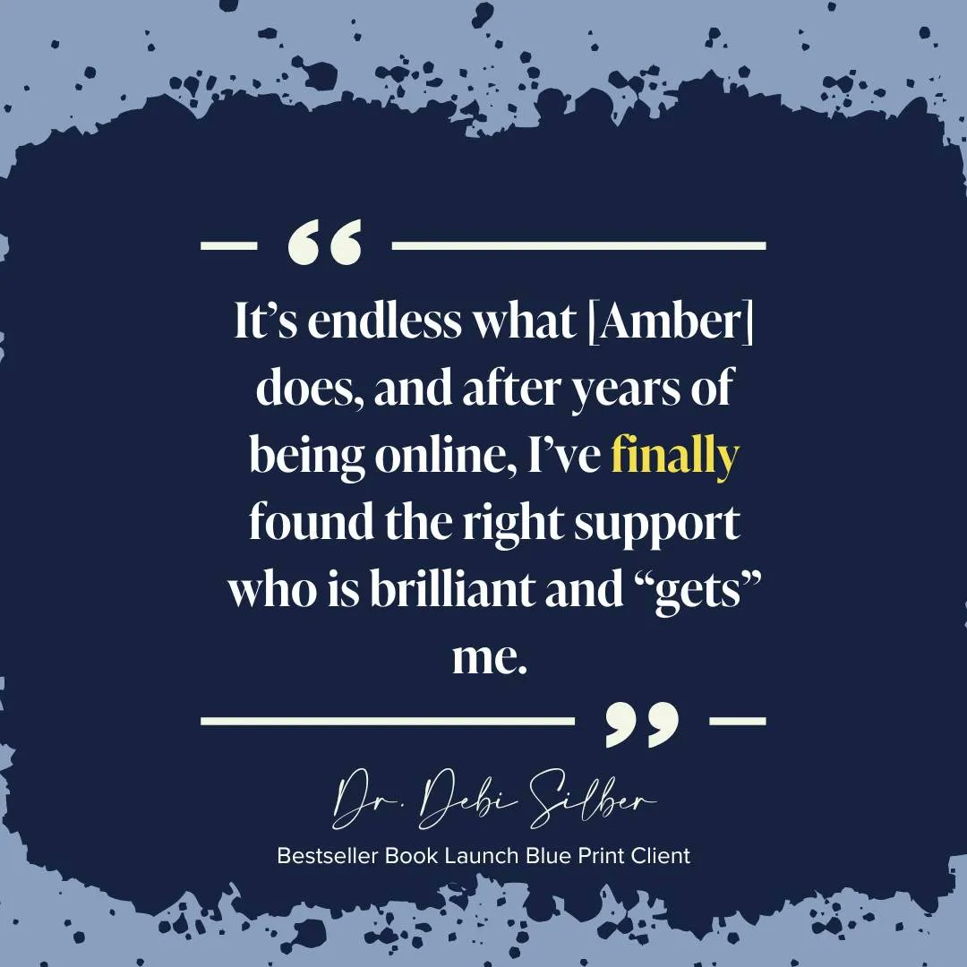 Entrepreneurs chose us for high-performance book launches, website design, marketing,  and scaling their businesses! 
To hear what our clients are saying, head over to youtube.com/playlist.