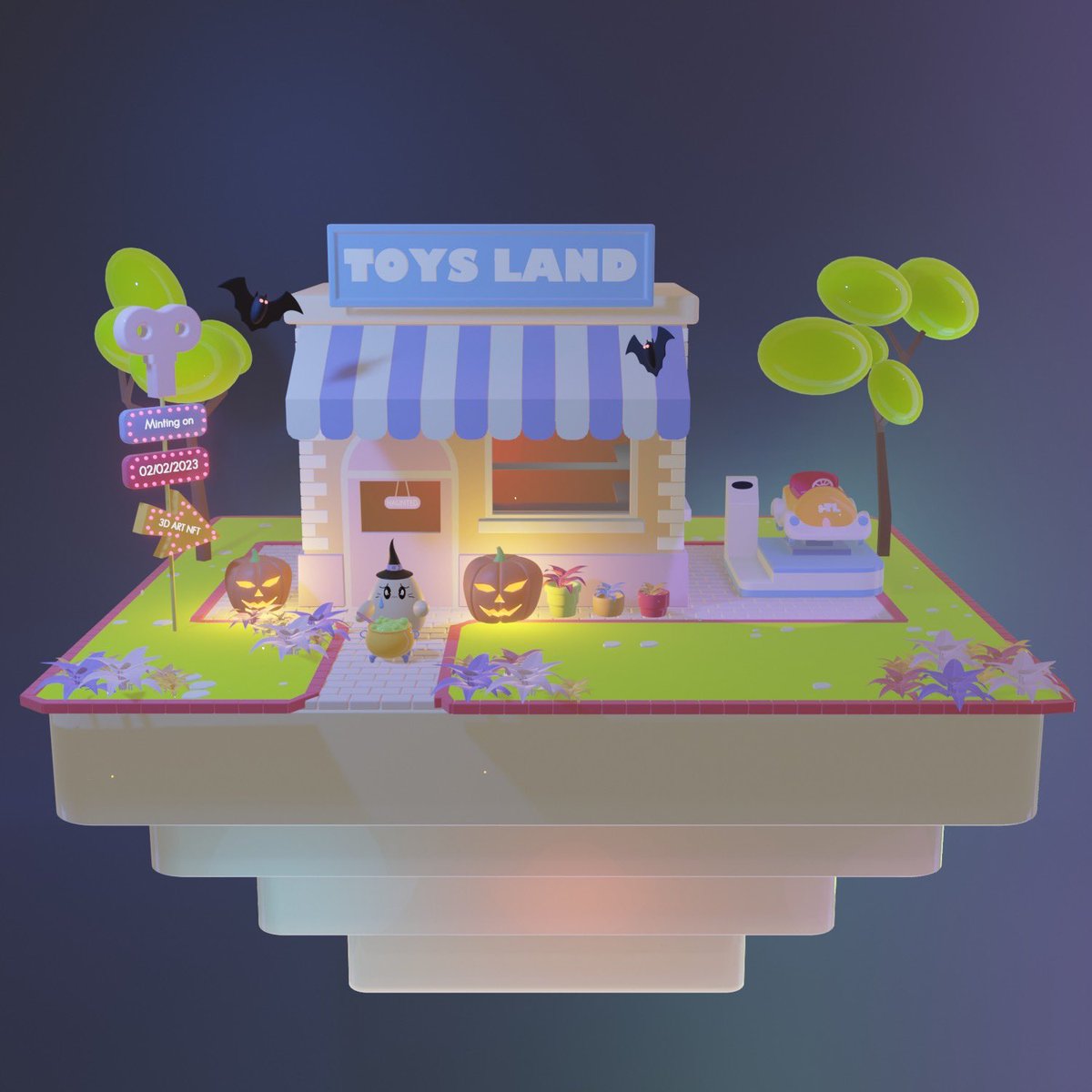 Welcome to the hunted Toys Land.

We are granting a WL to EVERYONE that:

-like &amp; retweet this post
- follow <a href="/toysland_ae/">Toys Land NFT</a> 
-tag 3 friends

Go !
 ( ends in 24 hours)

#Nft #NFTGiveaway #NFTjapan #NFTCommunity #WLGIVEAWAY