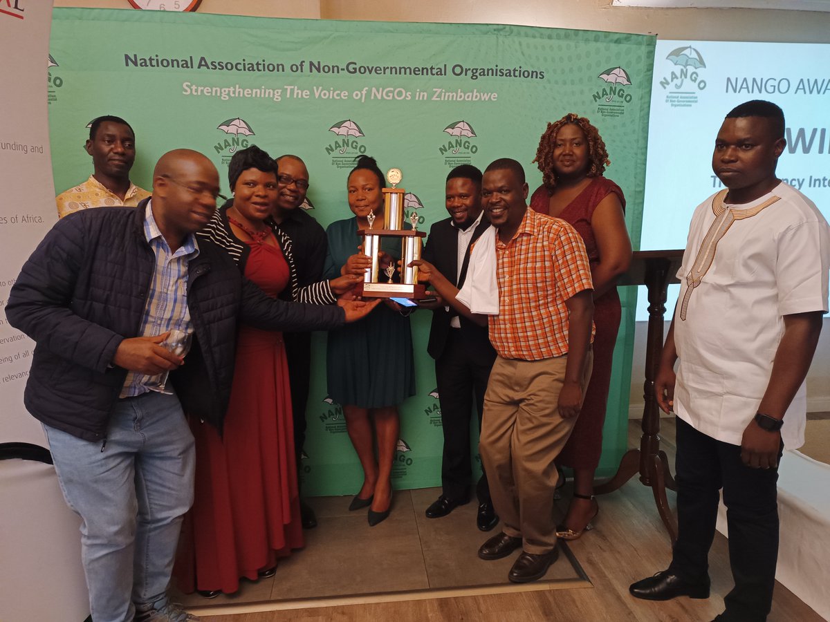 NANGO Zimbabwe (@nangozimbabwe) on Twitter photo Congratulations to <a href="/TIZim_info/">Transparency International Zimbabwe</a> for winning the NANGO Chairperson Award for Excellence in Corporate Governance at the 2022 Annual NGO Awards Ceremony hosted by <a href="/nangozimbabwe/">NANGO Zimbabwe</a> May this achievement give you more strength going forward.
#NGOAwards #SummerRetreat Congratulations to <a href="/TIZim_info/">Transparency International Zimbabwe</a> for winning the NANGO Chairperson Award for Excellence in Corporate Governance at the 2022 Annual NGO Awards Ceremony hosted by <a href="/nangozimbabwe/">NANGO Zimbabwe</a> May this achievement give you more strength going forward.
#NGOAwards #SummerRetreat