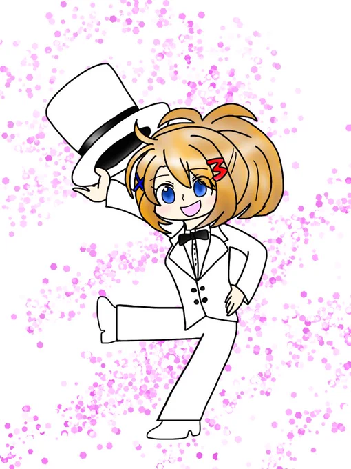 わー!締切1日間違えてました!/(^o^)\参加賞はともかく、描き上げましたのでお納め下さいませ!ちょっと間違いあったので上げ直し#メディちゃんイラストコンテスト 