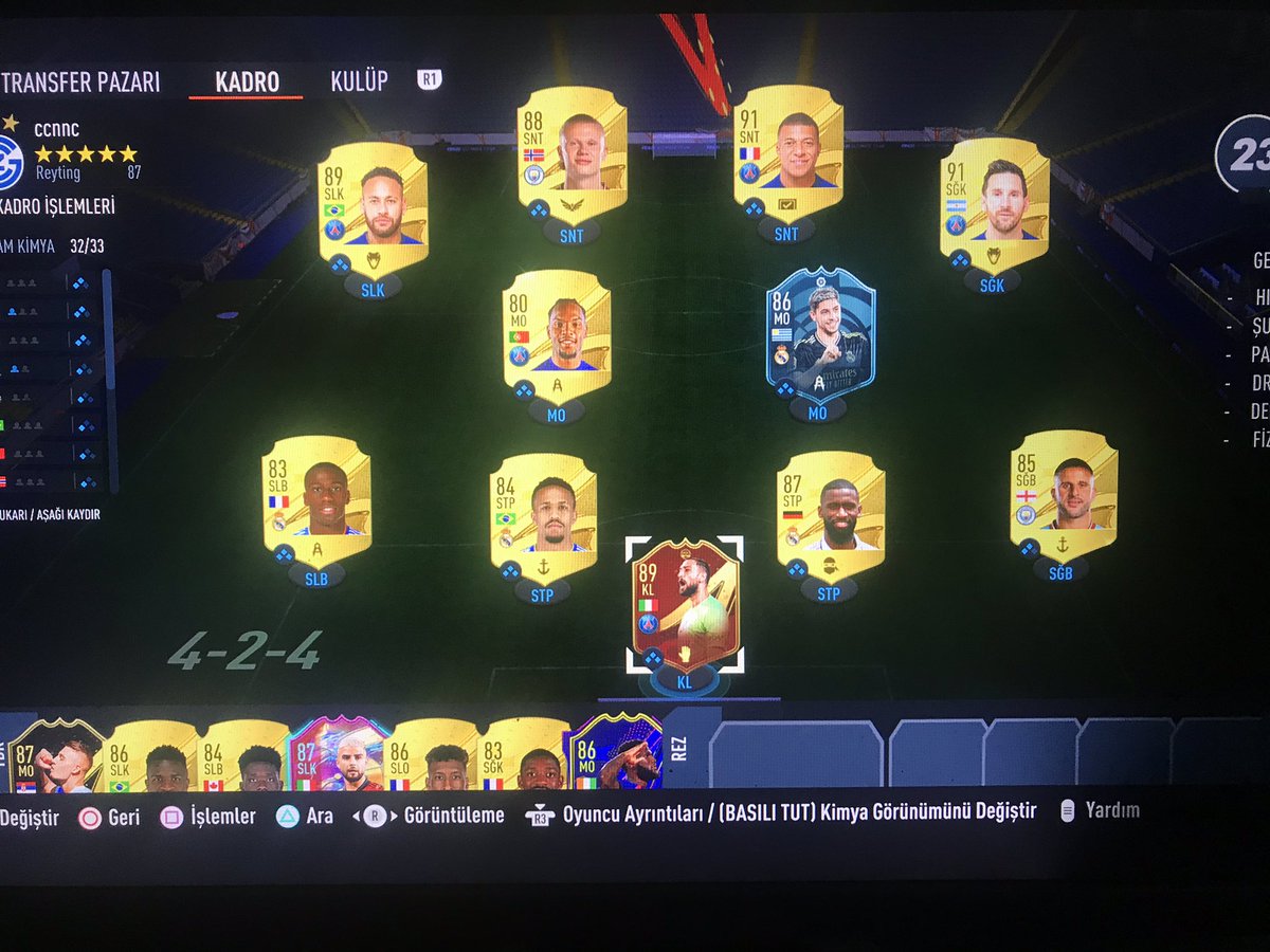 Mbappe’yi topçu yaptığın ve WL’de 19 win aldırdığın için teşekkürler GOAT