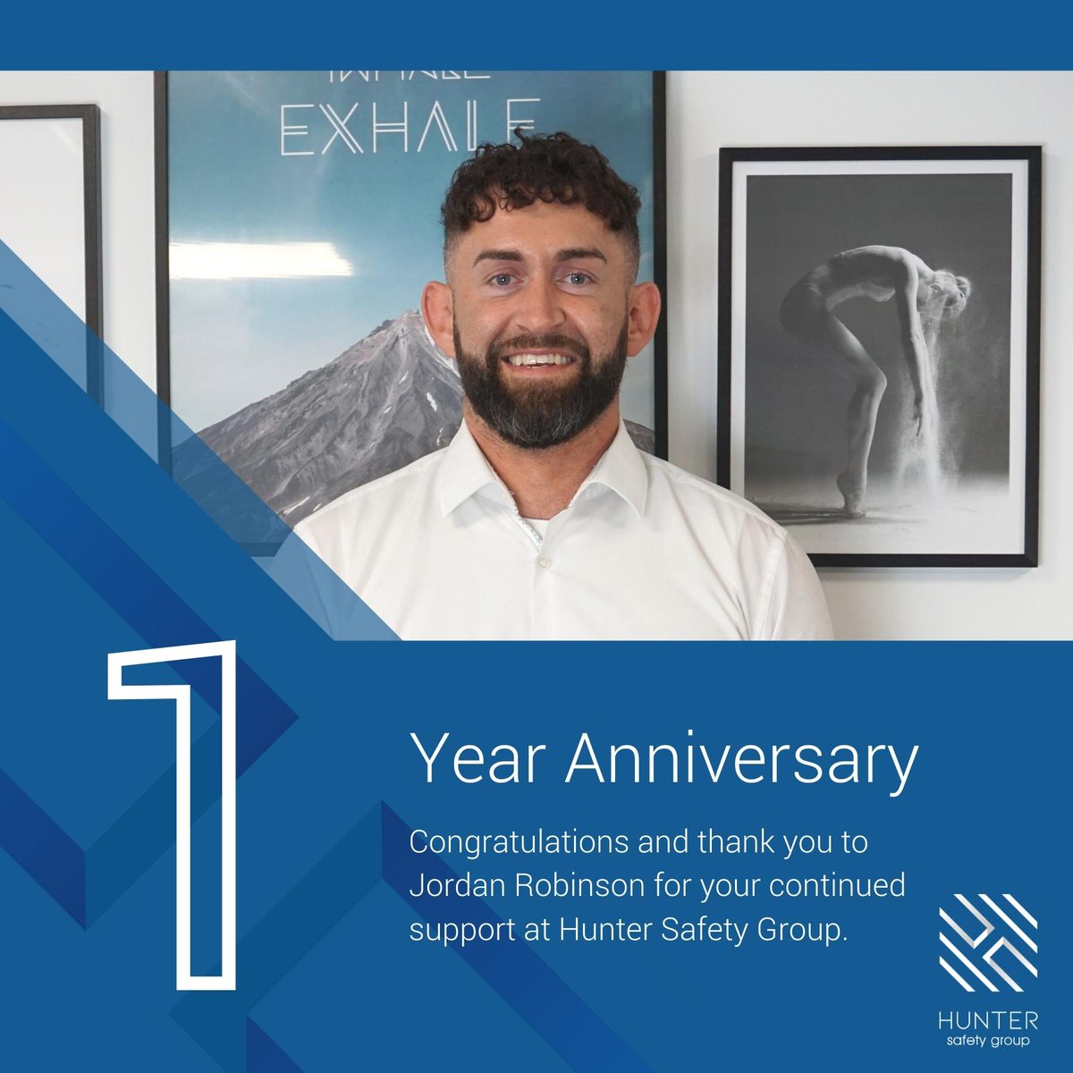 hunter_safety's tweet photo. Happy first work anniversary to Jordan! thank you for your continued support. https://t.co/WQmsfz908Z