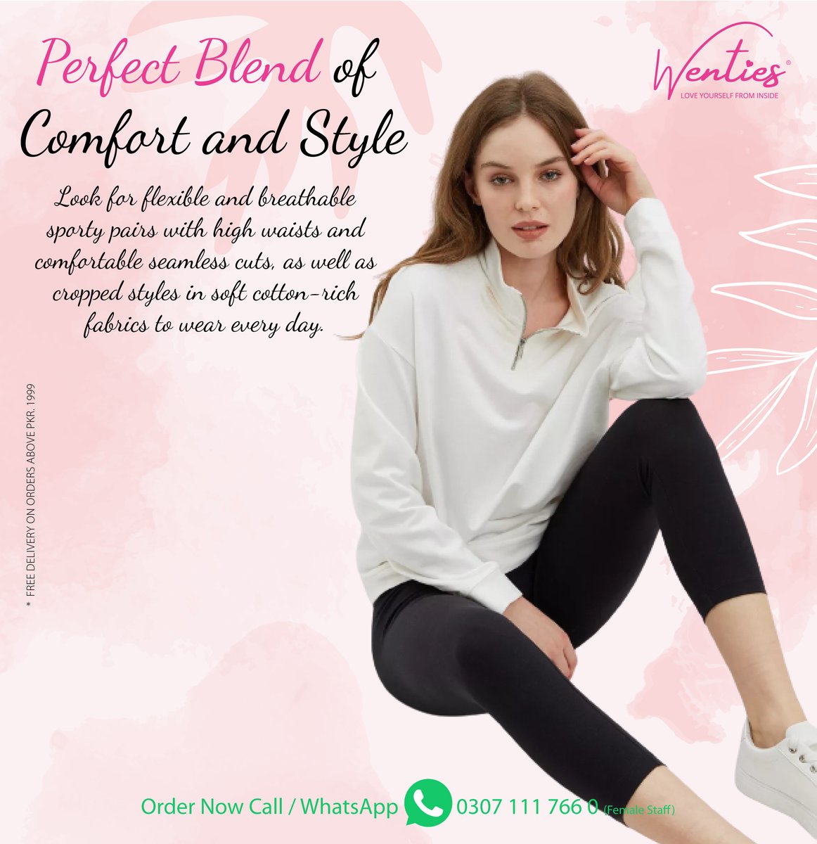 wentiesofficial's tweet photo. Perfect Blend of Comfort and Style!
Look for flexible and breathable sporty pairs with high waists and comfortable seamless cuts, as well as cropped styles in soft cotton-rich fabrics to wear every day.
#cotton #breathable #soft #tagfree #organic #wenties #legging #womenundies https://t.co/BCYdlmjHTj