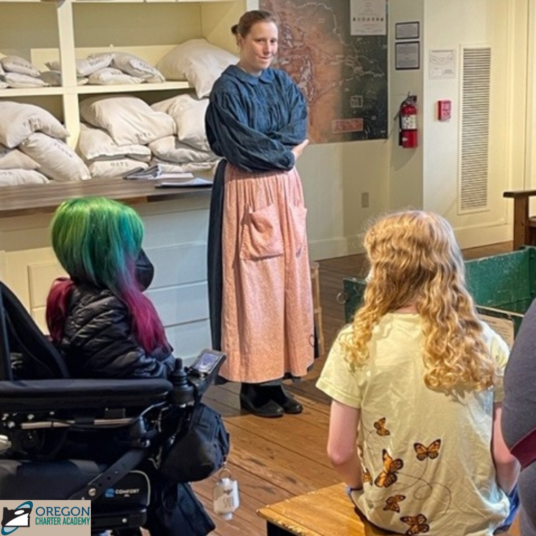 OregonCharter's tweet photo. Last Friday, ORCA students stepped into history!
Learn more about Oregon Charter Academy. Visit https://t.co/9RGgVGhGGM
#fieldtrips #oregoncharteracademy #oregontrail #monteithhouse #interactivehistory #virtualschool #k12 #endoftheoregontrail #endoftheoregontrailmuseum https://t.co/hKxkLrgdRr