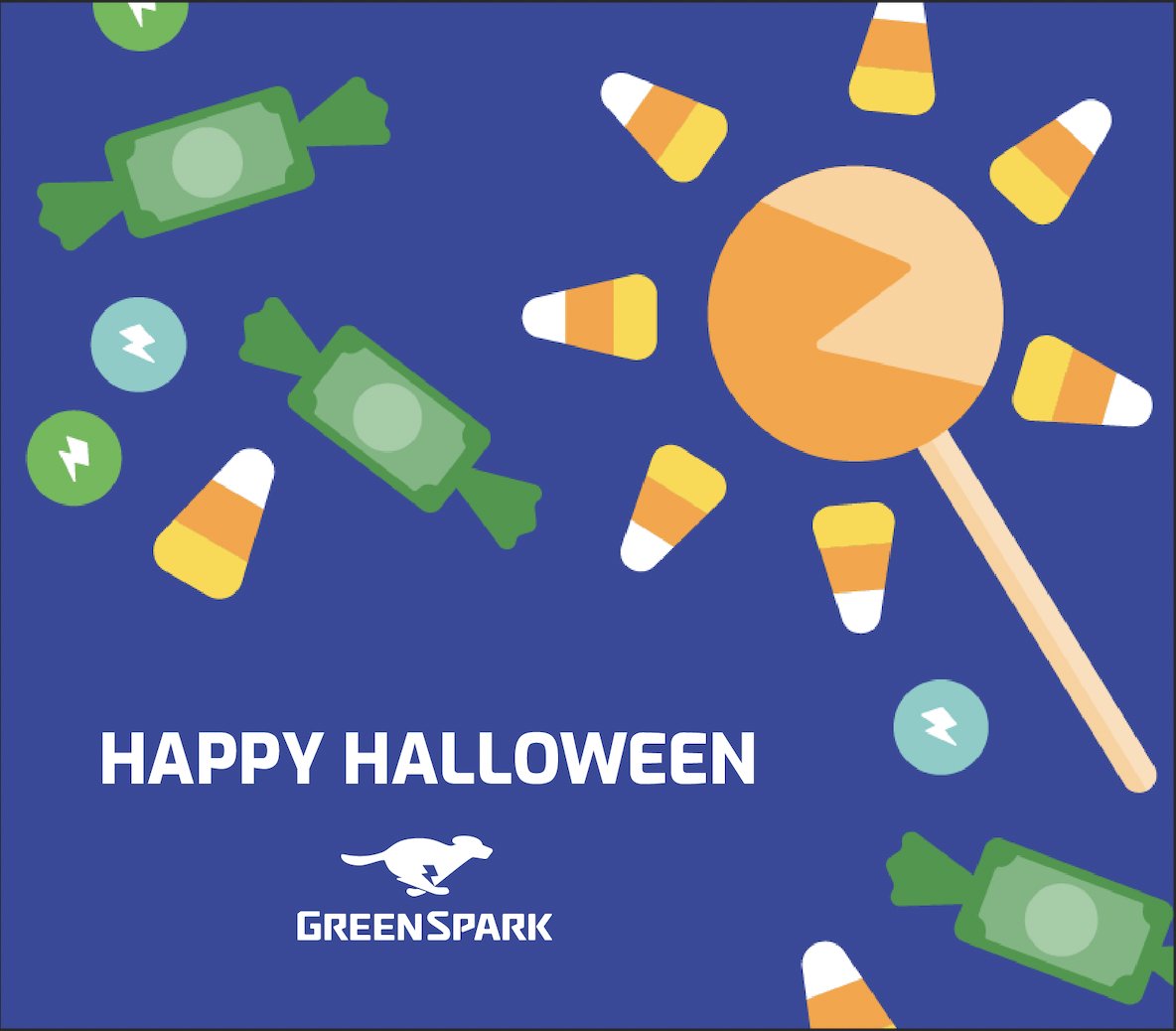 GreenSpark wishes you and your kiddos a safe and treat-filled Halloween!