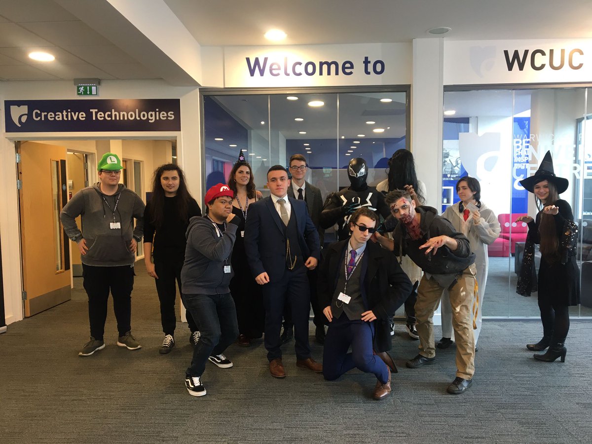 It's Halloween! Yes, we dressed up. Mike may have gone a bit over the top... #Gamesart #Halloween <a href="/WCollegeGroup/">WCG</a> @LeamColWCG