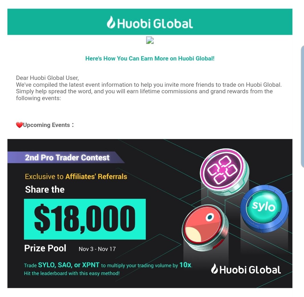 Join using my referral link to enjoy these bonuses and more! This is especially important for active traders! huobi.co.tz/en-us/v/regist…