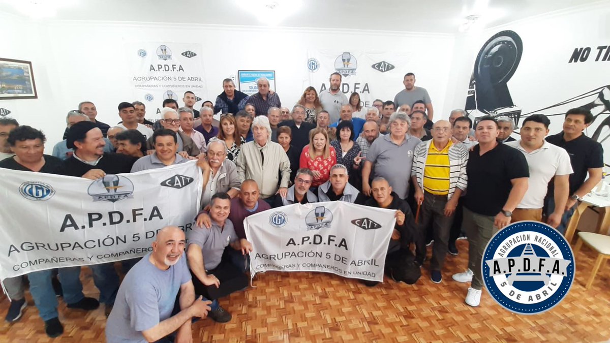 APDFA5deABRIL's tweet photo. Compañeros y compañeras de APDFA.
El día 21 de Octubre de 2022, en presencia de compañeros afiliados/as, compañeros/as con representación sindical, directivos/as, pudimos relanzar la histórica Agrupación 5 de Abril. https://t.co/KxzuIV5Nke