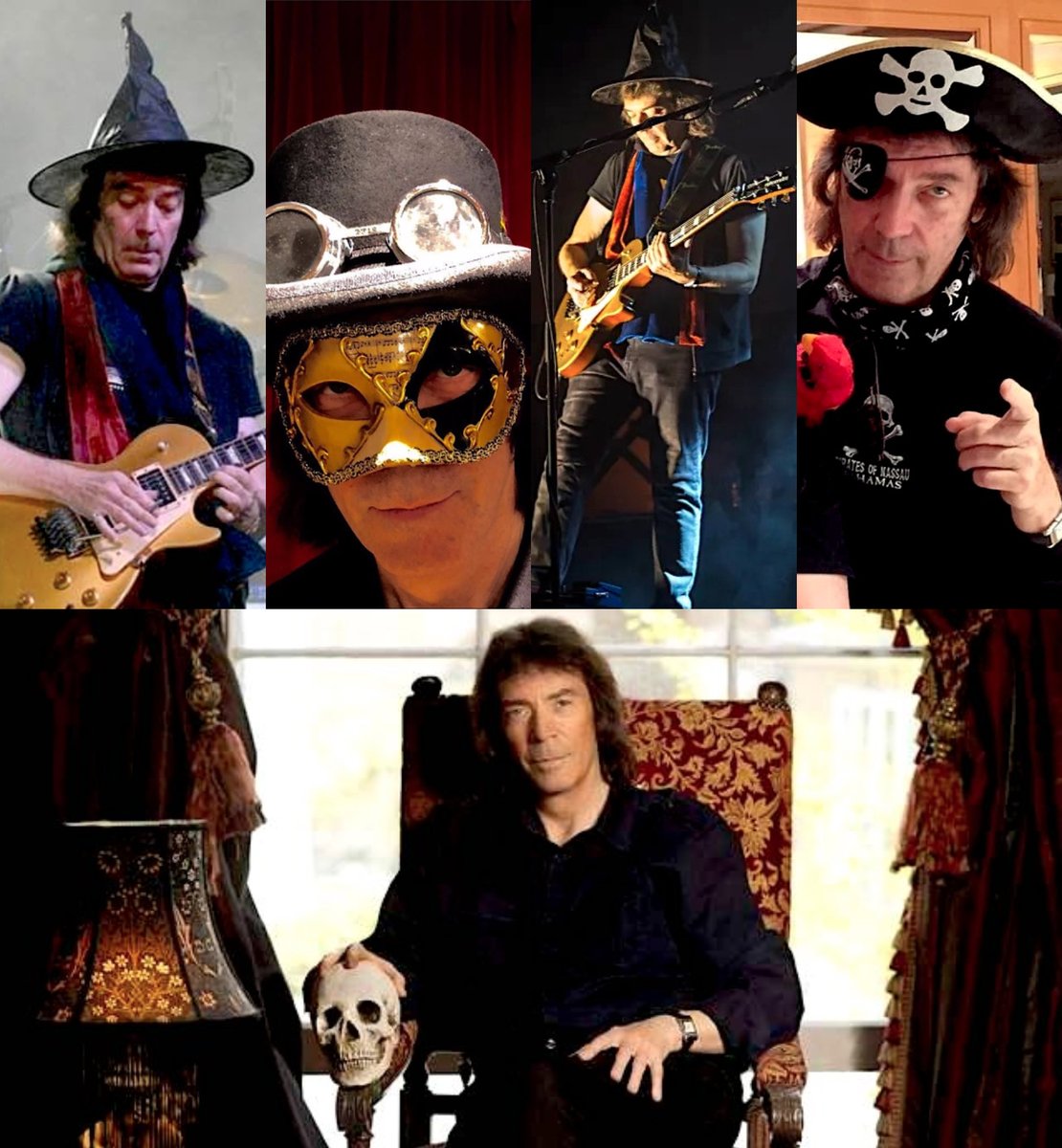 #HappyHalloween with a spooky Steve @HackettOfficial 'Blood On The Rooftops' (pics by tina korhonen, jane chavez) youtu.be/MjoZnvN8u00