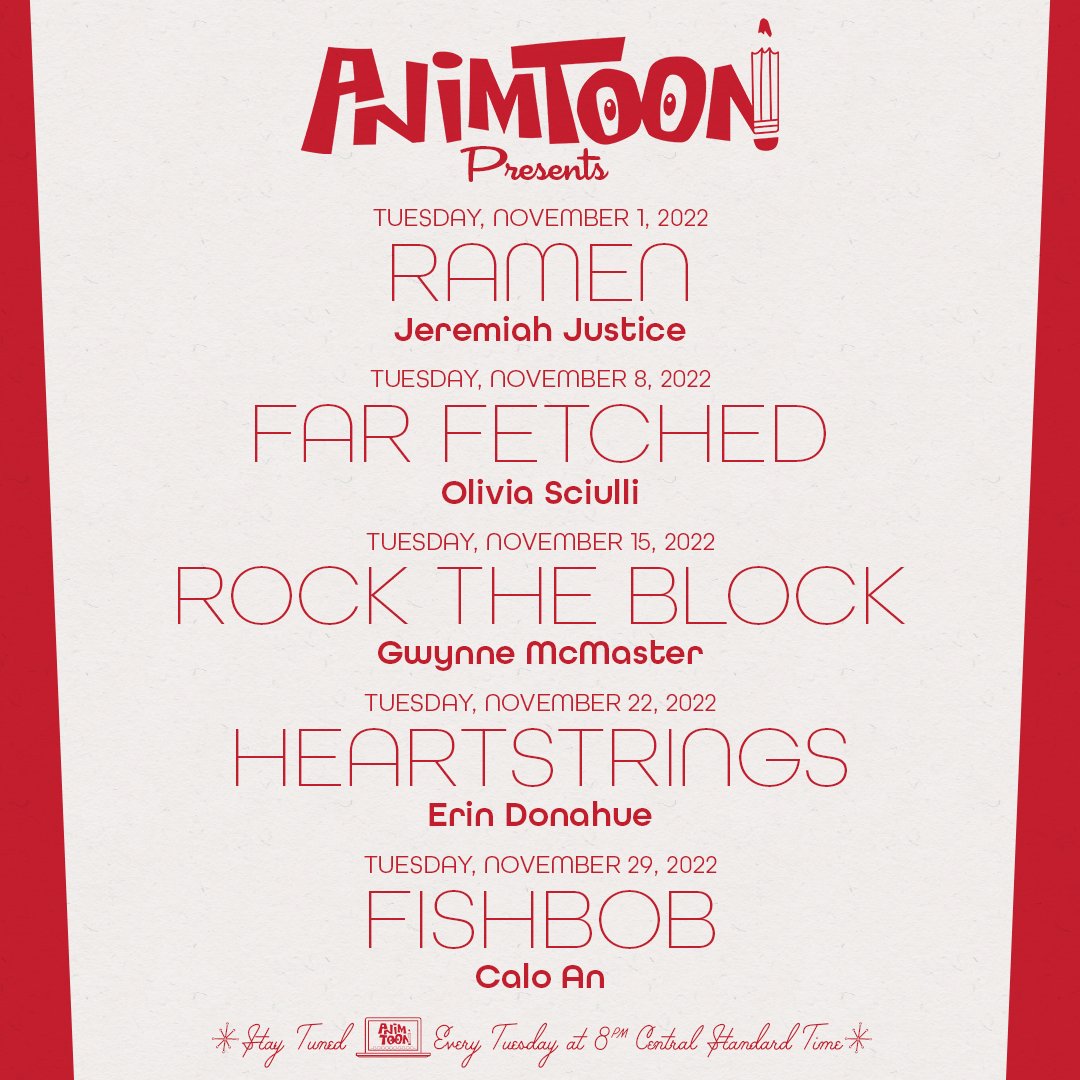 pencilish's tweet photo. 🍂November AnimToon Lineup!
Check out AnimToon's Playlist of "The World's BEST Student Films!"
https://t.co/xjJNUjCY2H
#AnimToon #StudentShortFilm #YouTube https://t.co/qzx2YfgAzQ