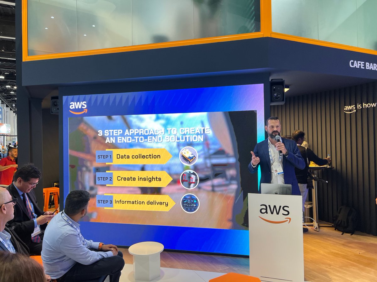EnergyRobotics's tweet image. Marc Dassler, CEO of Energy Robotics, is our speaker at the #ADIPEC2022 in Abu Dhabi.
As a strong team @EnergyRobotics and @AWS_Partners are set to create, innovate, and inspire the future of industrial inspection.
#operatorrounds #autonomousrobotics #inspection #oilandgas #ai
