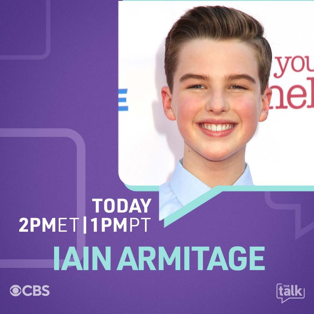 The Talk on Twitter "We’re very excited for the stars of YoungSheldon