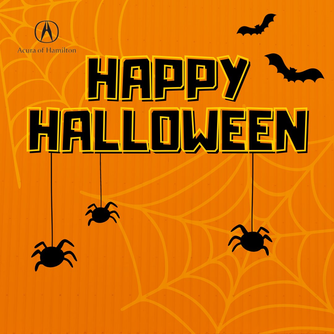 Happy Halloween everyone! 🎃

#Halloween #HappyHalloween #Halloween2022
#HalloweenNight #SpookyNight #HalloweenCanada
#TrickOrTreat #Hamilton #AcuraOfHamilton