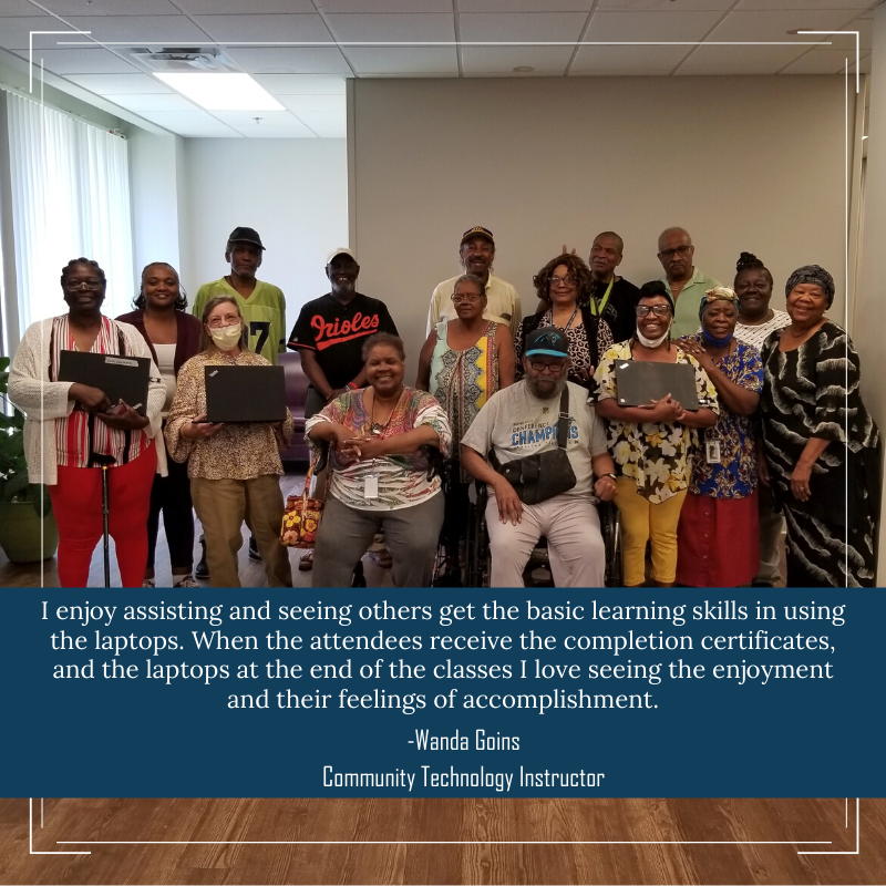 Kramden's tweet photo. Thank you to Kramden's Community Technology Instructors Wanda and Darlie! Our CTIs are bringing Computer Basics classes to Winston-Salem.
You can read more about our Train-the-Trainer program on our website at https://t.co/gpFAsJhyzd
#learntech #gettech #digitalequity https://t.co/HgDtLk5N1j