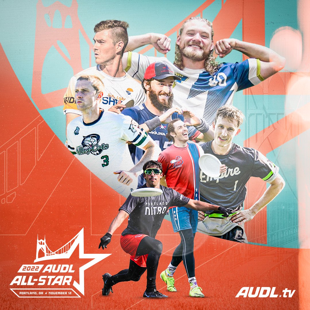 3⃣0⃣ stars
1⃣ game

The 2022 #AUDLAllStar Game is set! 

🗓️November 12
📍Portland, OR
📺 watch.AUDL.tv
Full info: theaudl.com/league/allstar