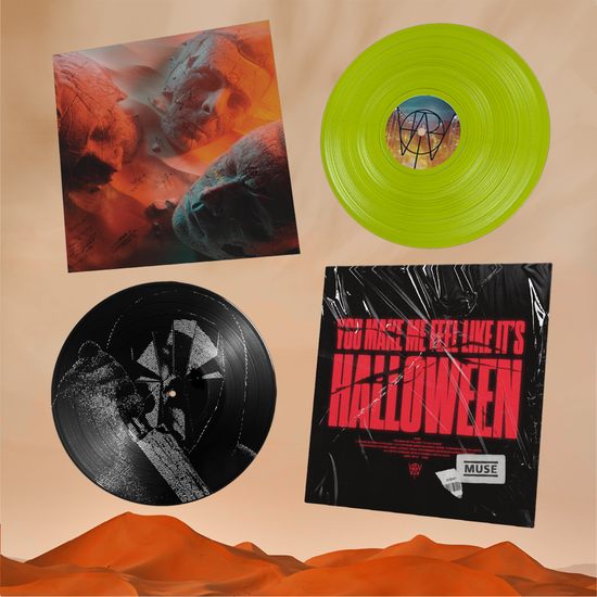 muse on X: New Halloween vinyl bundles available now 🎃 Featuring the  etched 7 You Make Me Feel Like It's Halloween single, and an exclusive  neon yellow #WillOfThePeople vinyl.    /