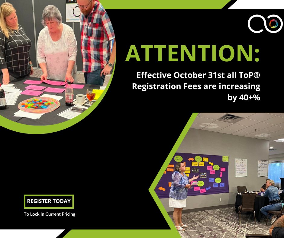 Last day to get registered for ToP Courses before the rates go up tomorrow!!
hue.life/top-methods/