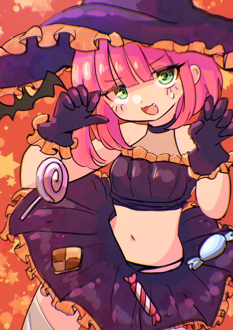 かわいいおばけとHello Halloween #オリジナル #Halloween 