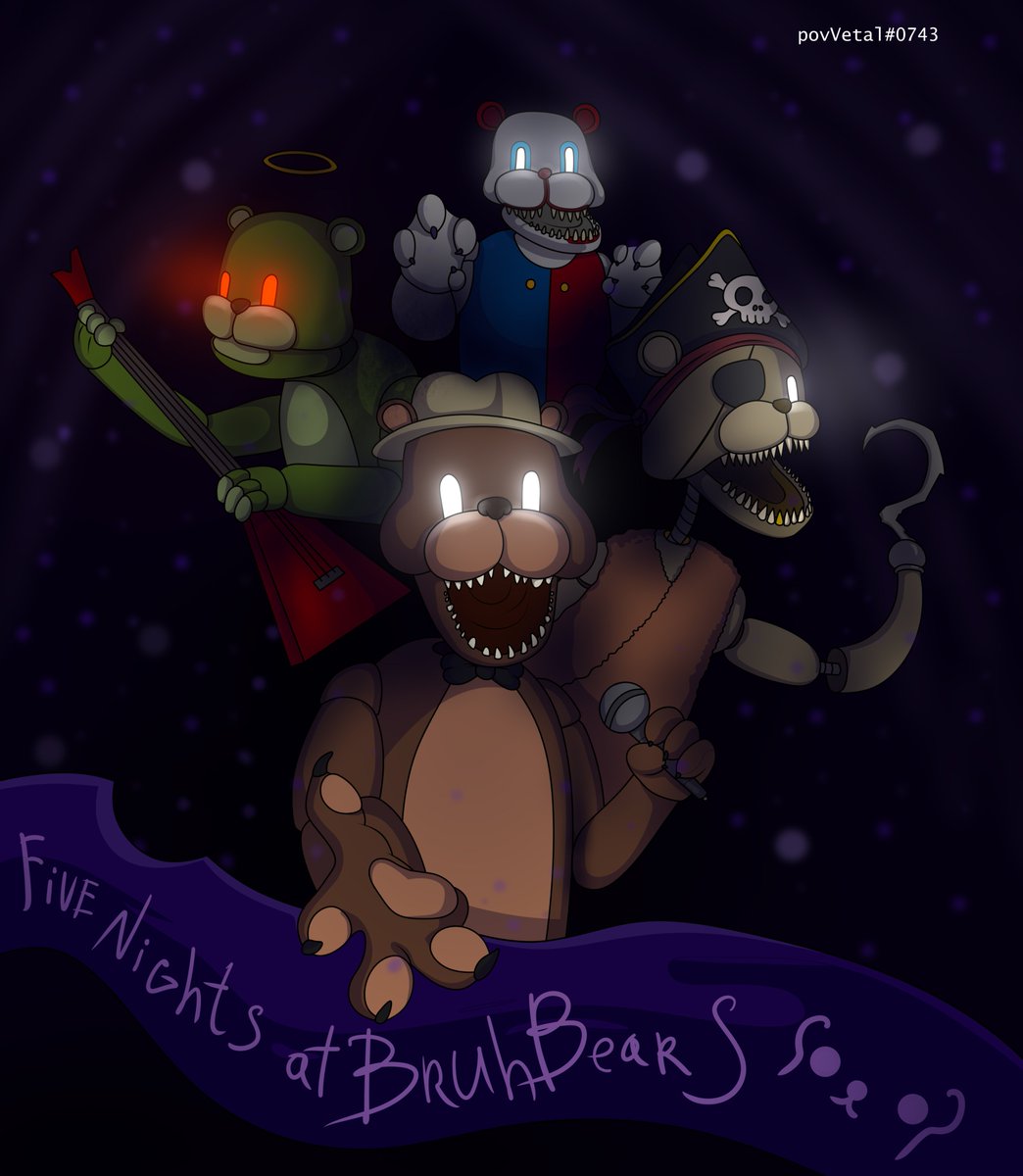 vetal_rr's tweet photo. 👻Yo, Bruh
It`s my fan-art!
🐻Five nights at BRUH BEARS🐻
I hope you like it...
bruh
bruh
bruh
@bruhtherjoe @thelegendofbruh @WEB3Zer0 @AptosLil  @ShamBN_ @teddybearbruh #bruh #BruhBears #Bruhlist https://t.co/ky2TxZrbrm