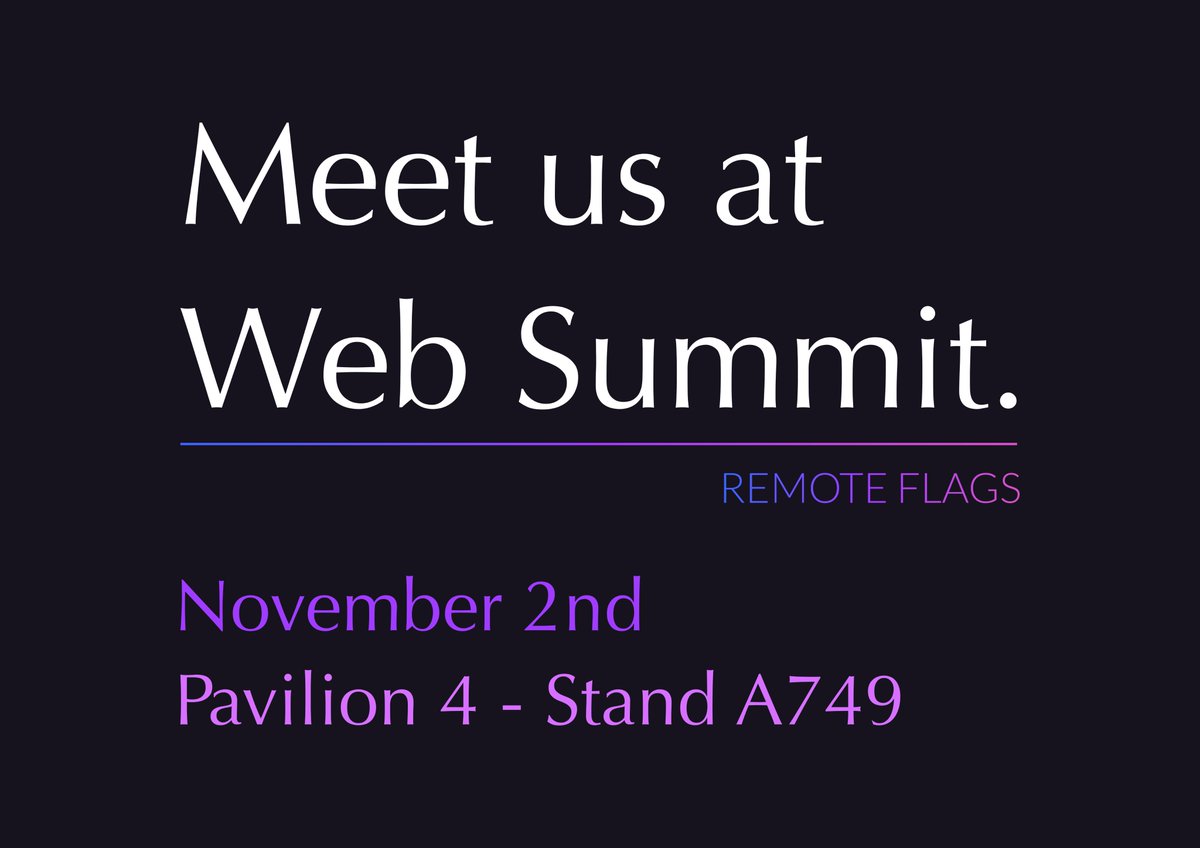 #WebSummit we're going! meet us there!