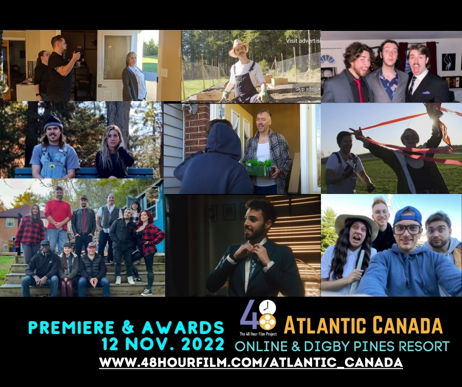 Tidekite1's tweet photo. These weekend warriors of film making, had to use Kite for a prop, just completed 8 short films in only 48 hours in Atlantic Canada, Oct. 28-30, 2022! $1000 from Tidekite to the Best at Premiere event on Nov. 12, 2022, 7pm, Online and at Digby Pines https://t.co/J3P4bVlfp0 https://t.co/LABx2z2Krz