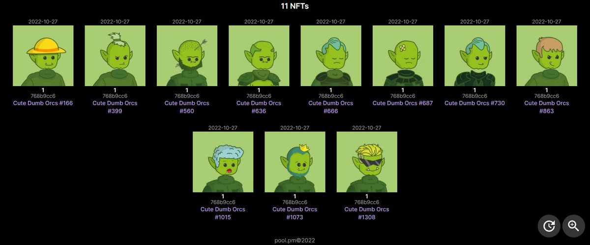 What a great time to share my <a href="/cutedumborcs/">Cute Dumb Orcs 💚</a> collection, a project that focuses on sharing knowledge to the space with their accessible newsletters 💚

Obviously the Straw Hat Orc that resembles Luffy is my favorite! 💯

#CDO #CardanoADA #CardanoCommunity