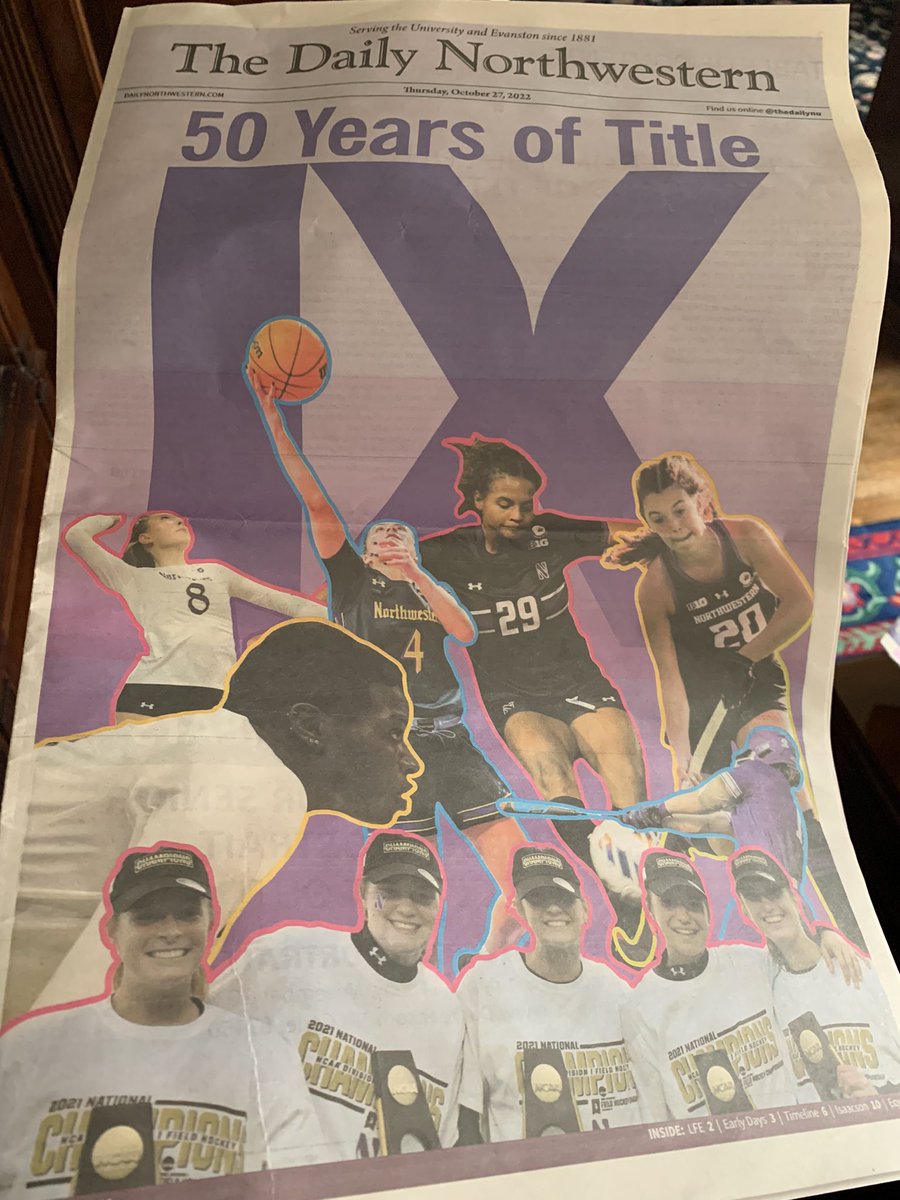 It’s no surprise that the nation’s best and most comprehensive Title IX 50th anniversary commemoration happened at Northwestern — a school that has taken women’s sports seriously from the beginning, with great results. <a href="/NU_Sports/">Northwestern Athletics</a> <a href="/thedailynu/">The Daily Northwestern</a> <a href="/DailyNU_Sports/">Daily NU Sports</a> <a href="/MedillSchool/">Northwestern Medill</a>