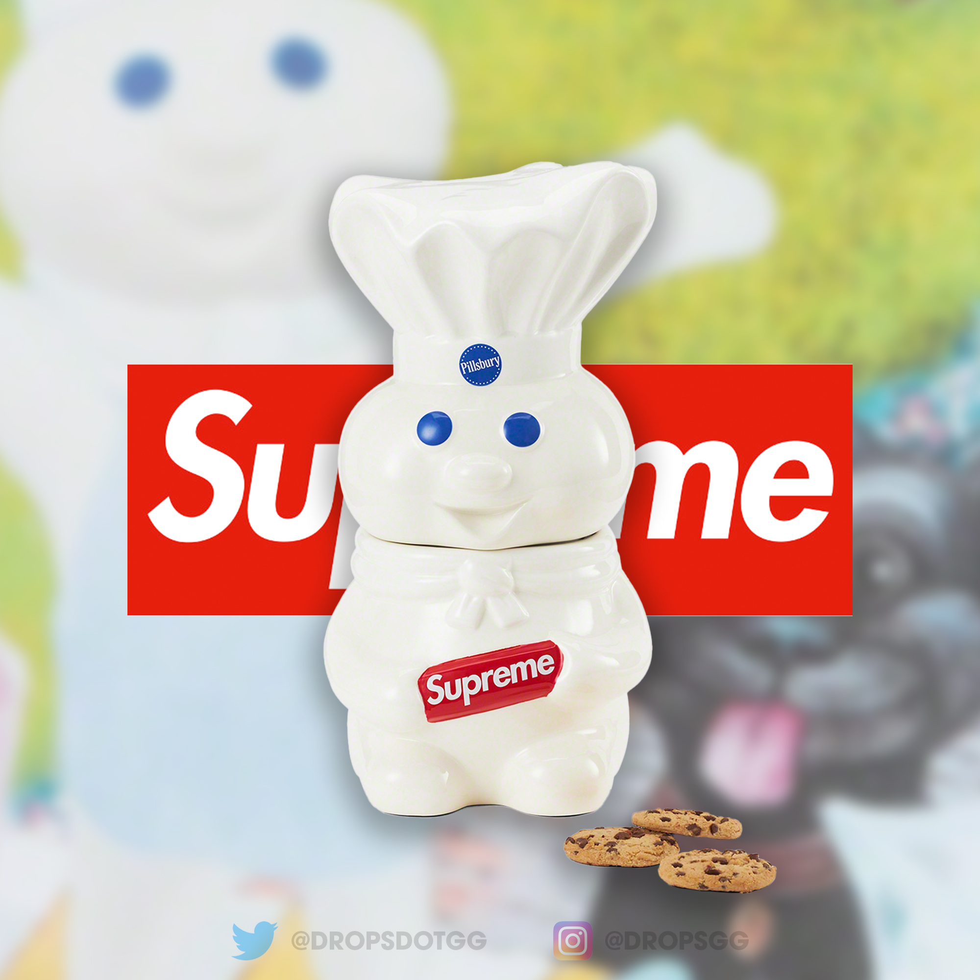 Supreme Doughboy Cookie Jar