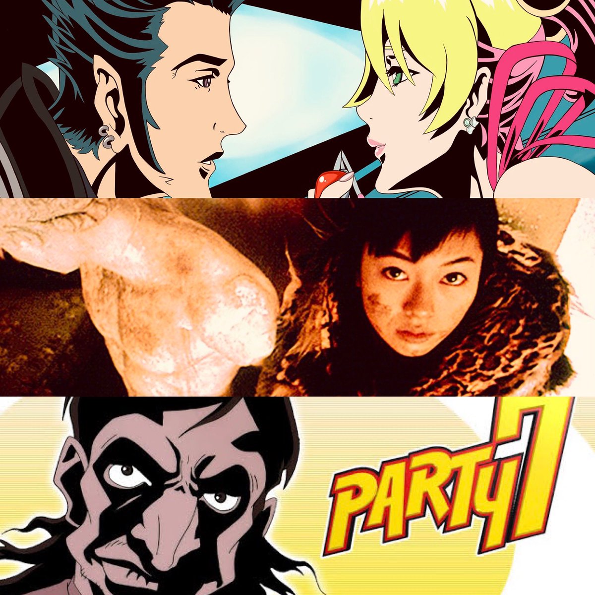 Mise à jour de notre coffret Katsuhito Ishii. Il se compose pour l’instant de Party 7, Shark Skin Man and Peach hip Girl, Redline et un CM en super 8 inédit.