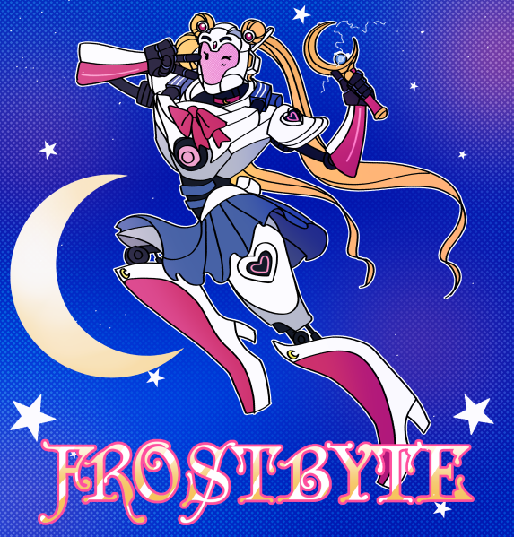 frostbyte_short's tweet photo. Big Blue has joined the Sailor Scouts! Here's Big Blue as Sailor Moon!

Art Credit: @lunaeregia https://t.co/f2UGWFpe4y