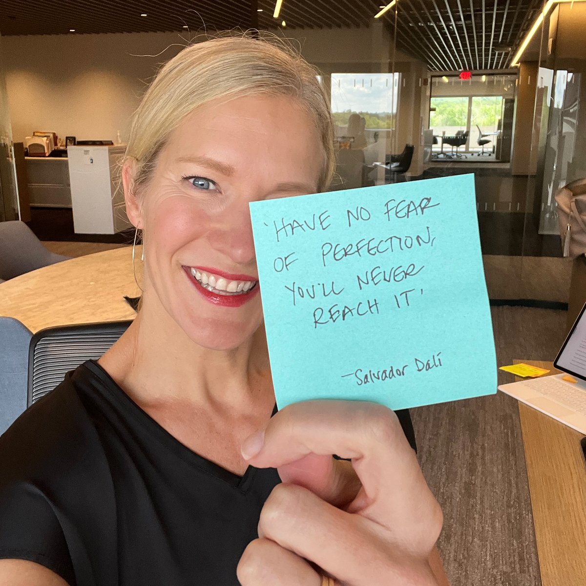 Seriously, perfection doesn't exist. (Except for pb &amp; chocolate 🥜🍫) When it comes to our careers/relationships/bodies…it's the imperfections that make us so awesomely unique. Embrace &amp; learn from every mistake &amp; failure to create the best version of you! #PostItForPositivity