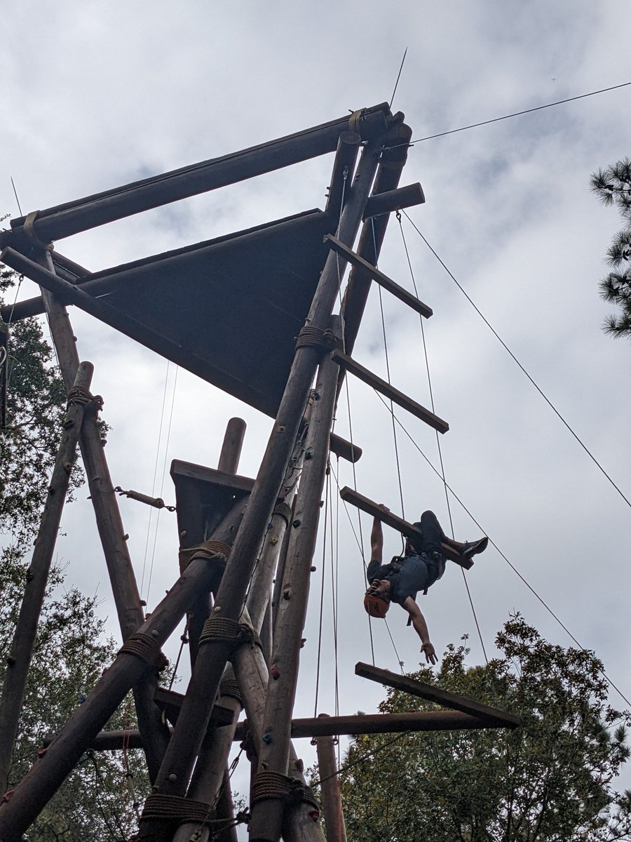 We went "challenge coursing" this weekend and guess what, our advisor is cooler than yours!

#ChemTwitter