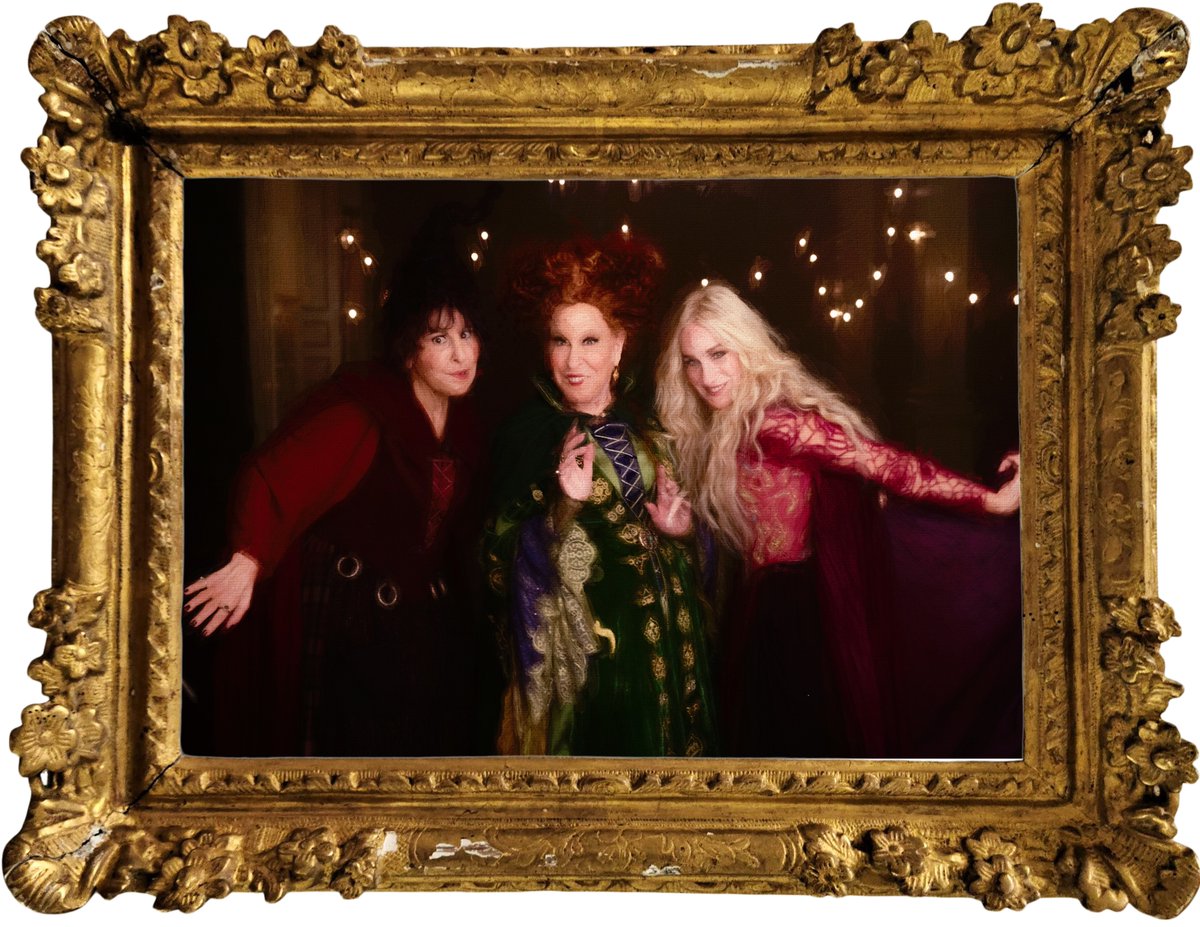 The Sanderson Sisters thank all their fans and friends for their steadfast energy and devotion to the world of Hocus Pocus 2 on Disney+.  A Happy and creative Halloween to you and please stay safe!