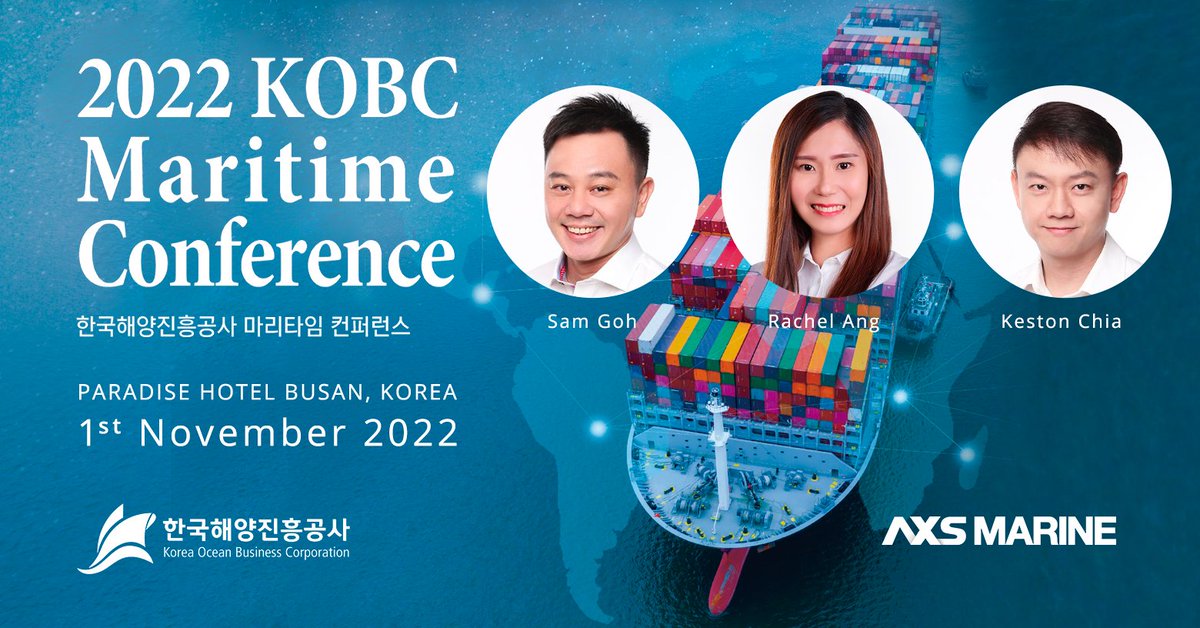 AXSMarine's tweet image. 2 of 2
📅 Let&apos;s meet tomorrow and discuss these and other topics.

#event #conference #KOBC #finance #maritime #shippingindustry #maritimenews