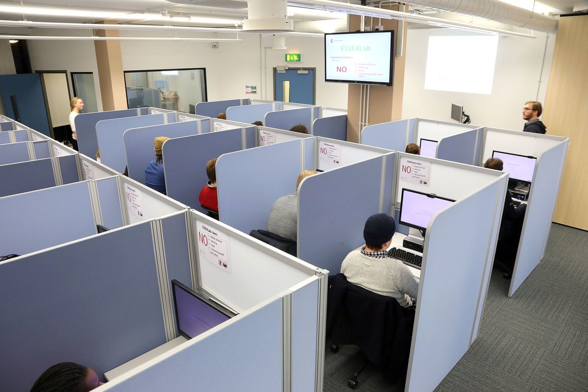 For those with an experimental focus, we offer excellent facilities. <a href="/ESSEXLab/">ESSEXLab</a> is equipped with 32 computers, a 32-tablet mobile lab, biometric equipment, and an experienced lab manager and lab assistants to help you. We also provide funding for experiments.