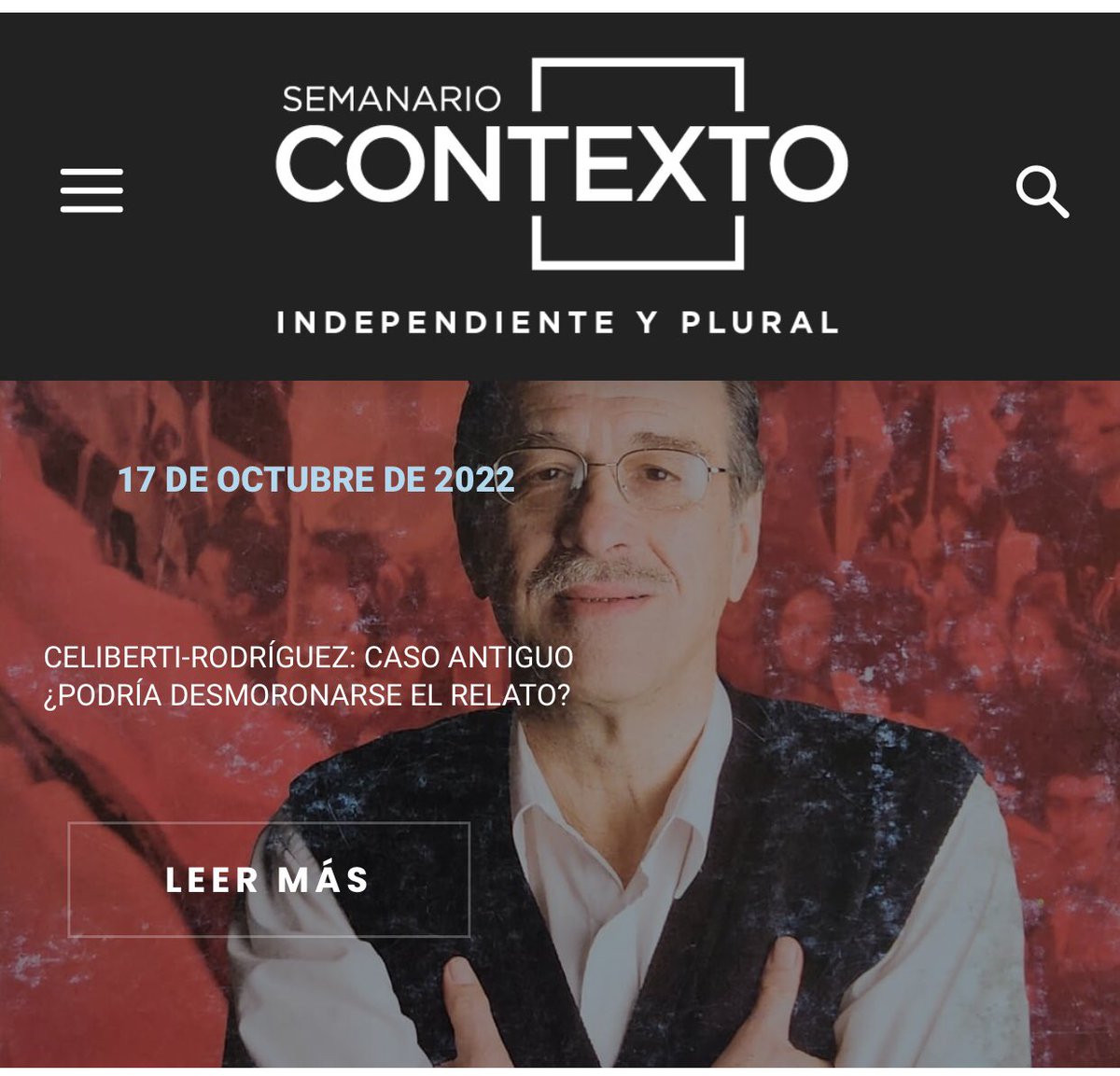 ConTextosem21's tweet photo. Nueva Edición de ConTexto https://t.co/hZ9ChHcUWP https://t.co/pA4vcAQbQ9
