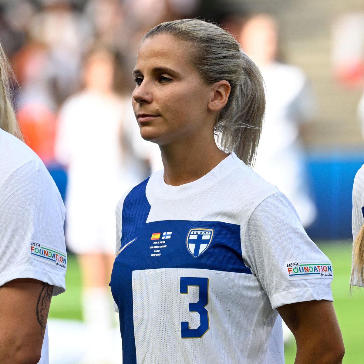 ⭐️💙 <a href="/tuijahyyrynen/">Tuija Hyyrynen</a> 💙⭐️

Finland's Tuija Hyyrynen has today announced her retirement from professional football!

We wish you all the best in the future 🫶

#WEURO2022 | <a href="/HelmaritFI/">Helmarit</a>
