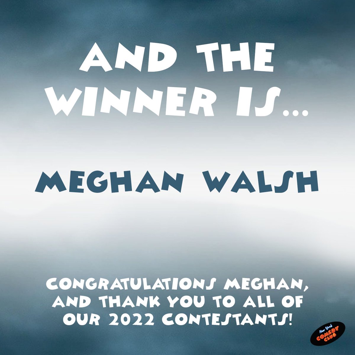 New York Comedy Club (@nycomedyclub) on Twitter photo Congratulations to our 7th Annual NYCC Competition winner Meghan Walsh <a href="/Diabeatz/">Meghan Walsh </a> and our 2nd place winner Alvin Kuai! Congrats to both! 🎉 Congratulations to our 7th Annual NYCC Competition winner Meghan Walsh <a href="/Diabeatz/">Meghan Walsh </a> and our 2nd place winner Alvin Kuai! Congrats to both! 🎉